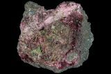 Fibrous Roselite Crystals on Matrix - Morocco #74304-1